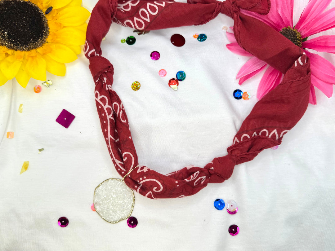 Red Bandana and Charm