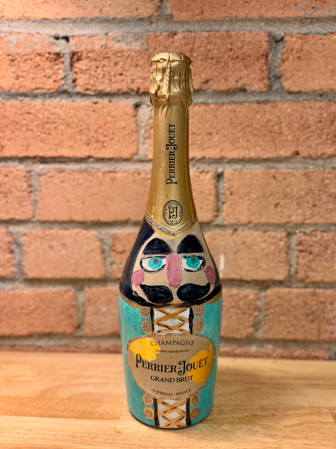 Hand-painted Champagne