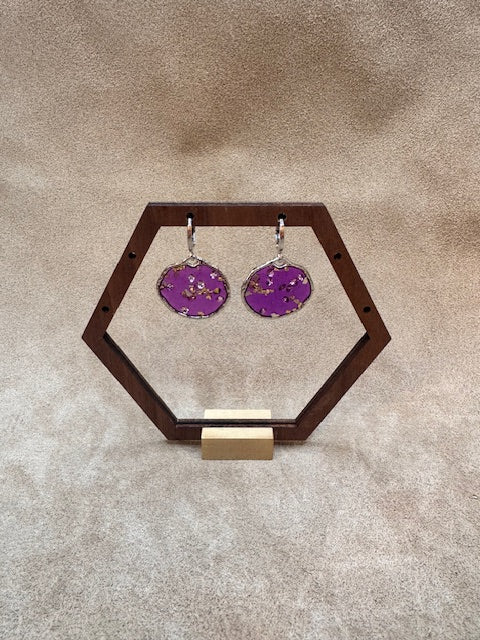 Leah - purple Royalty silver