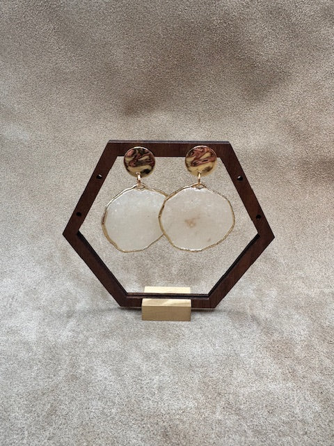 Rachel - gold and clear