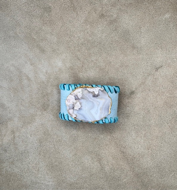 Easter cuff- light blue