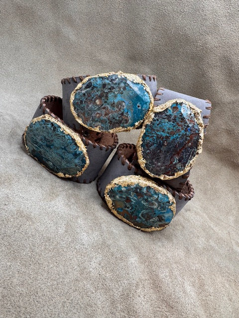 Turquoise cuffs